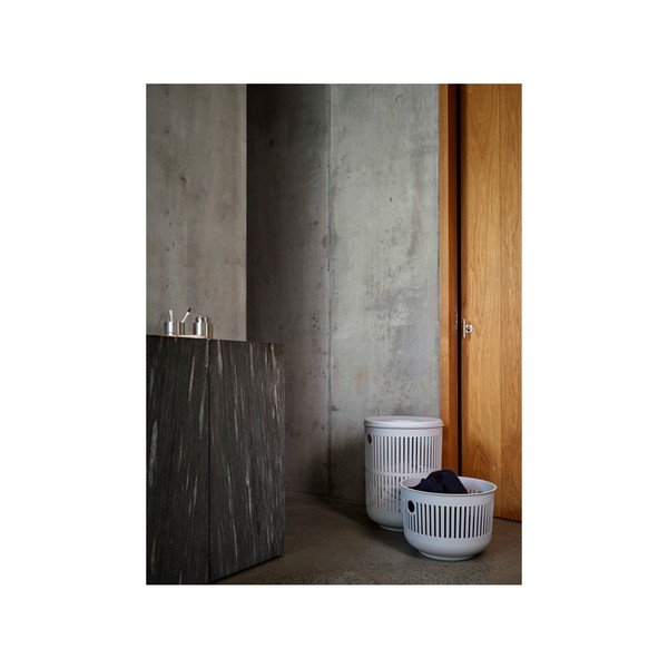 Svetlosivý plastový kôš na bielizeň 35 l Ume – Zone-image-1