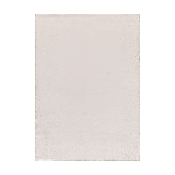 Krémovobiely koberec z mikrovlákna 160x220 cm Coraline Liso – Universal