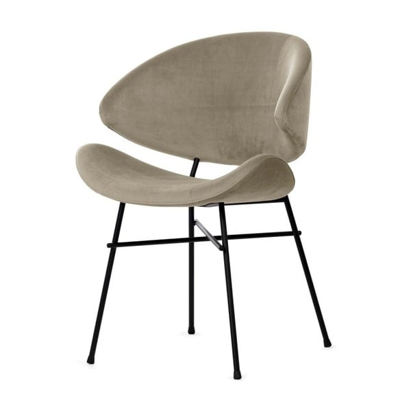 Béžová stolička so sivými nohami Iker Cheri