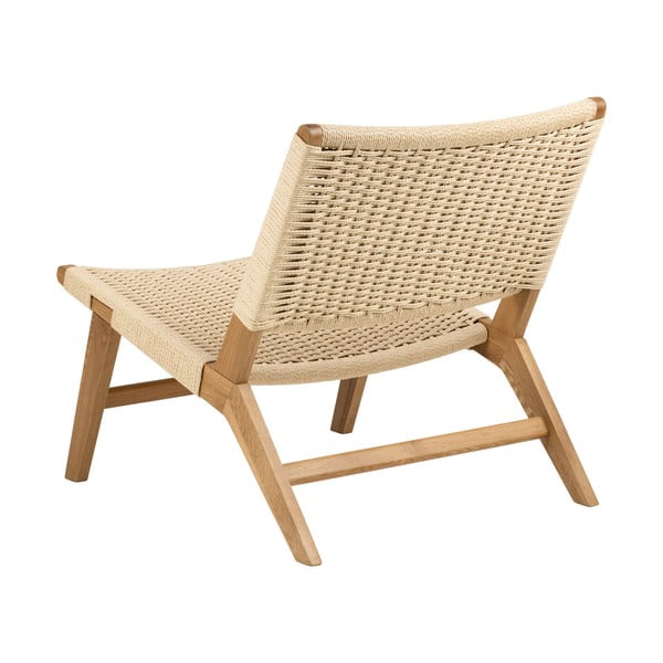 Kreslo s výpletom v prírodnej farbe Carson – Actona-image-3