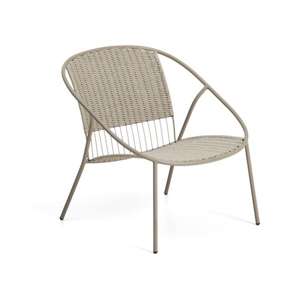Taupe záhradné kreslo Atrani – Kave Home