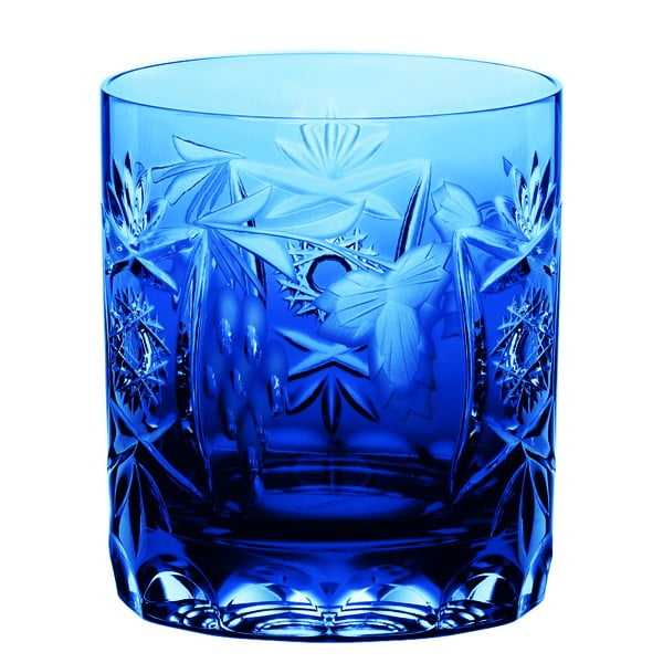 Modrý pohár na whisky z krištáľového skla Nachtmann Traube Whisky Tumbler Cobalt Blue, 250 ml