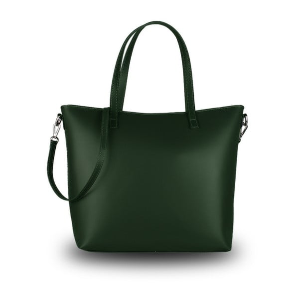Zelená kabelka z pravej kože JOHN FISH Crown