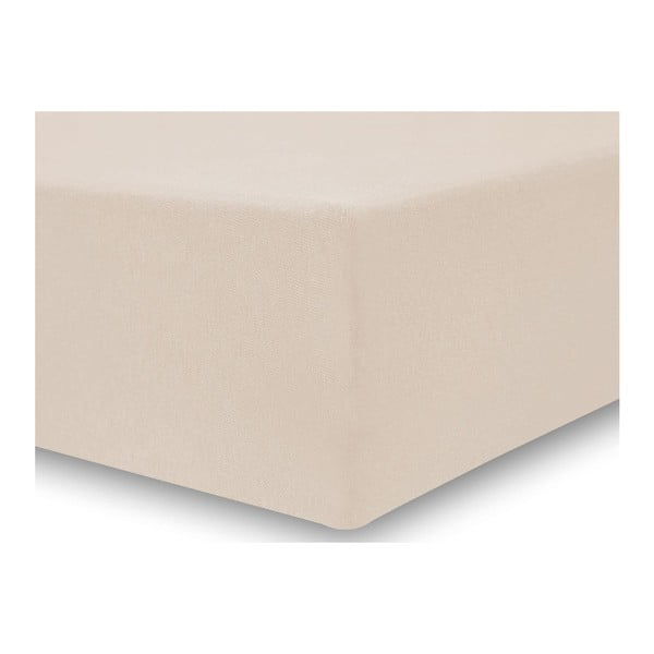 Béžová elastická plachta DecoKing Nephrite, 140/160 x 200 cm-image-2