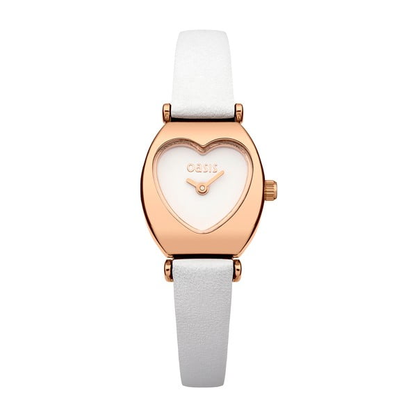 Biele dámske hodinky Oasis Heart