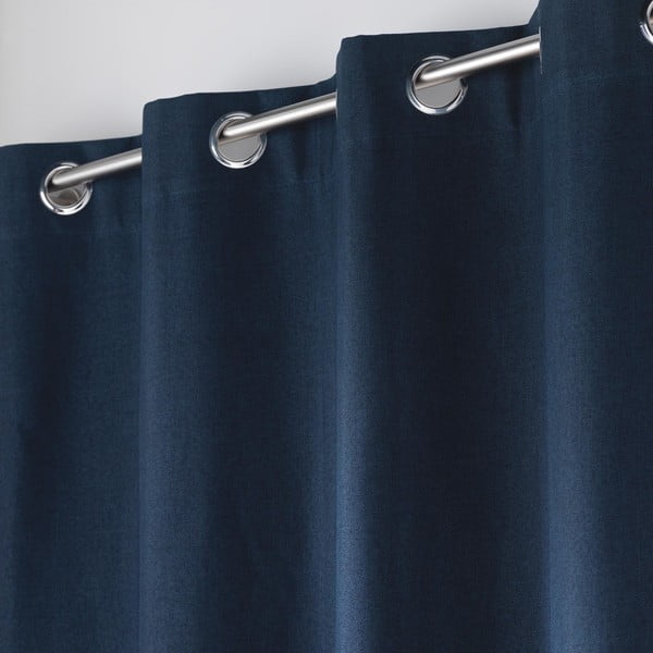 Tmavomodrý zatemňovací záves 140x180 cm Crepuscule – douceur d'intérieur-image-2