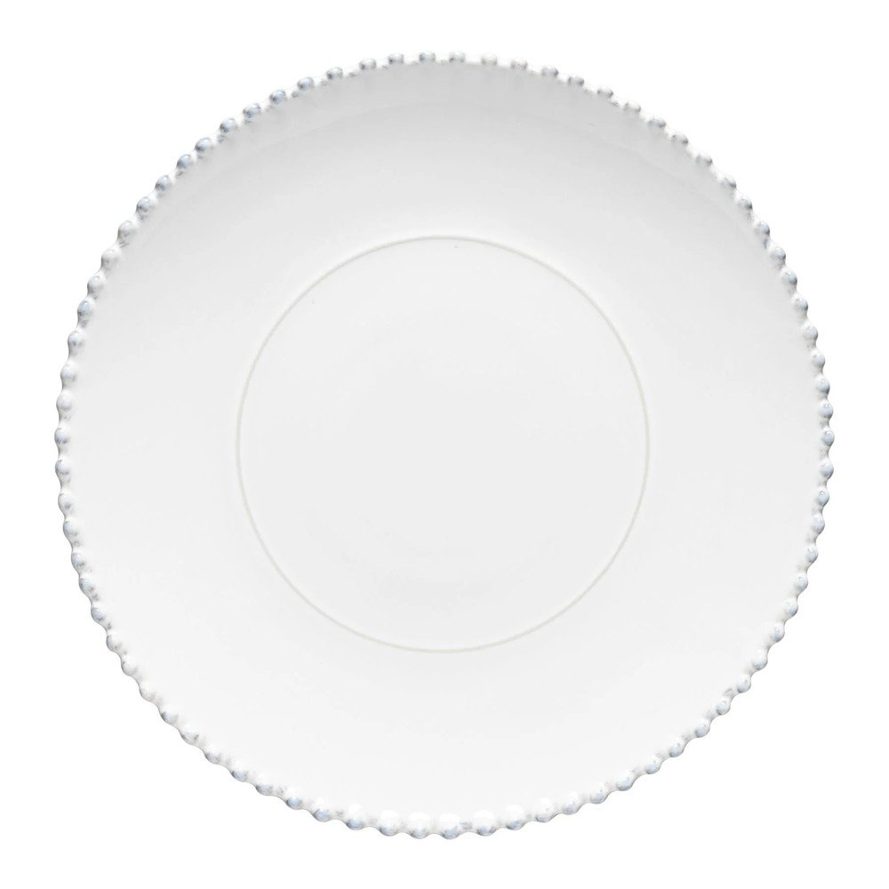 E-shop Biely kameninový tanier ø 34 cm Pearl – Costa Nova
