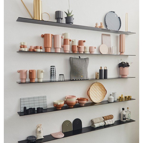Svetloružová porcelánová servírovacia miska Inka – OYOY Living Design-image-2
