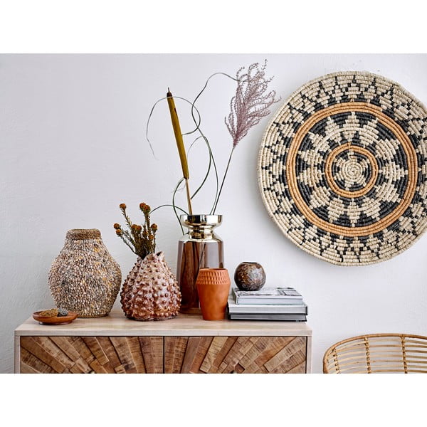 Hnedá kameninová váza Bloomingville Saifaldin, výška 19 cm-image-1