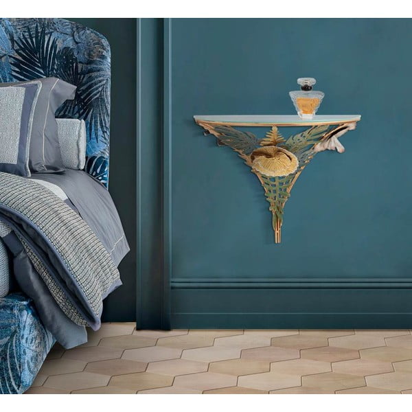 Nočný stolík v zlatej farbe Amaz – Mauro Ferretti-image-1