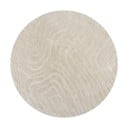 Krémový ručne tkaný vlnený okrúhly koberec ø 160 cm Mesmerise Natural – Flair Rugs