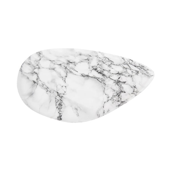 Kovová dekoratívna tácka 26x29.5 cm Marble Look – PT LIVING