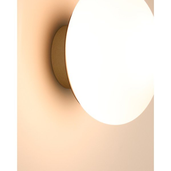 Biele/čierne nástenné svietidlo ø 15 cm Bamila – Kave Home-image-3