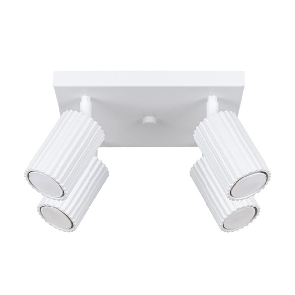 Biele bodové svietidlo 25x25 cm Gleam – Sollux