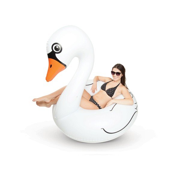 Nafukovací kruh v tvare bielej labute Big Mouth Inc.-image-2