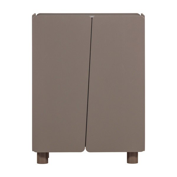 Hnedá skrinka z borovicového dreva 100x135x45 cm Root – WOOOD-image-2