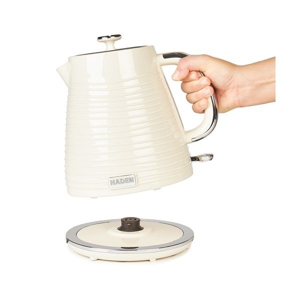 Krémovobiela plastová rýchlovarná kanvica 1,7 l Devon – Haden-image-2