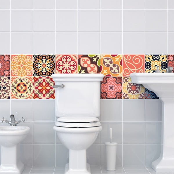 Sada 30 dekoratívnych samolepiek na stenu Ambiance La Valette, 15 × 15 cm-image-3