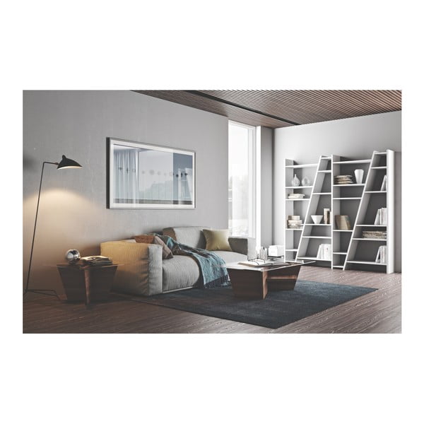 Matná biela knižnica TemaHome Delta-image-3