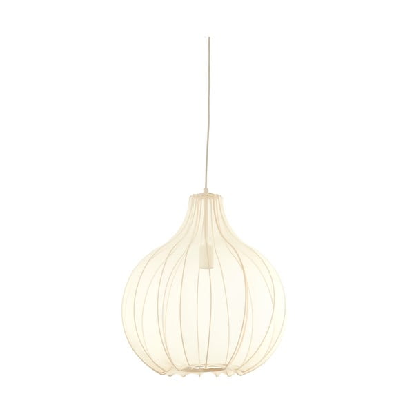 Béžové závesné svietidlo s textilným tienidlom ø 50 cm Elati – Light & Living-image-2