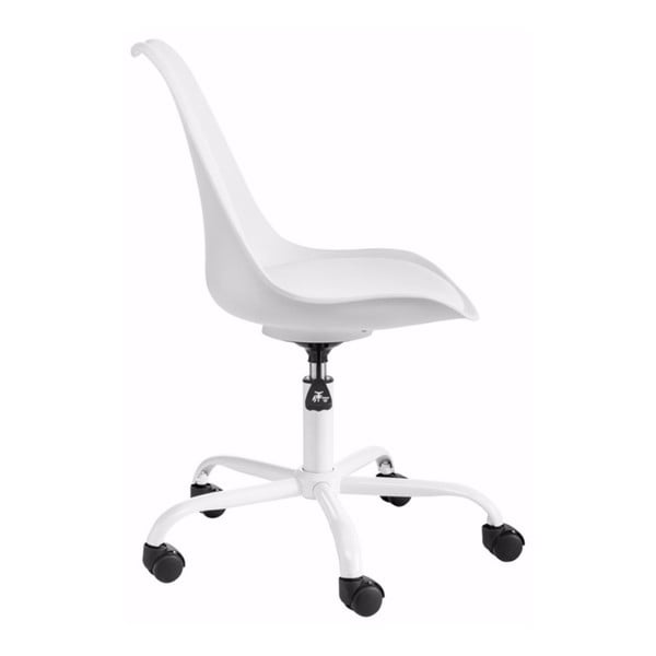 Biela nastaviteľná kancelárska stolička Støraa Dan-image-2