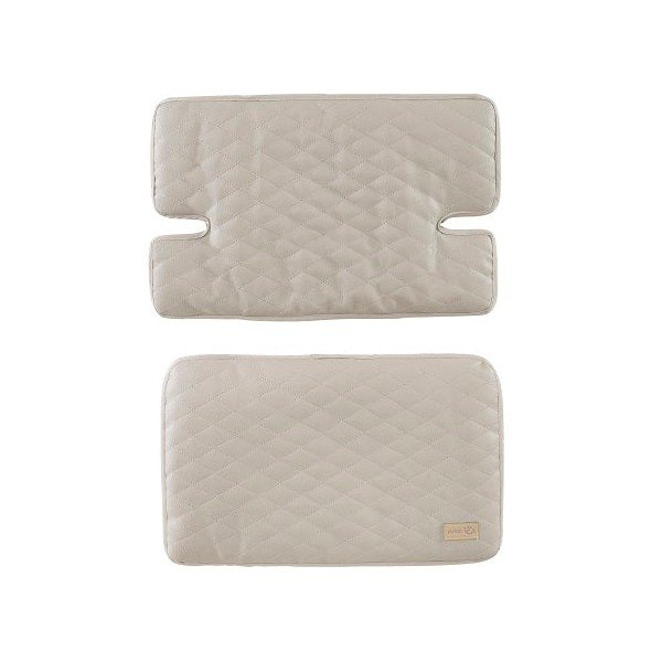 Béžová vložka do jedálenskej stoličky Greyish gesteppt – Roba