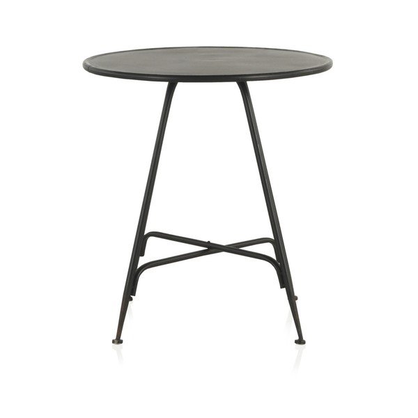 Čierny kovový barový stolík Geese Industrial Style, výška 75 cm-image-3
