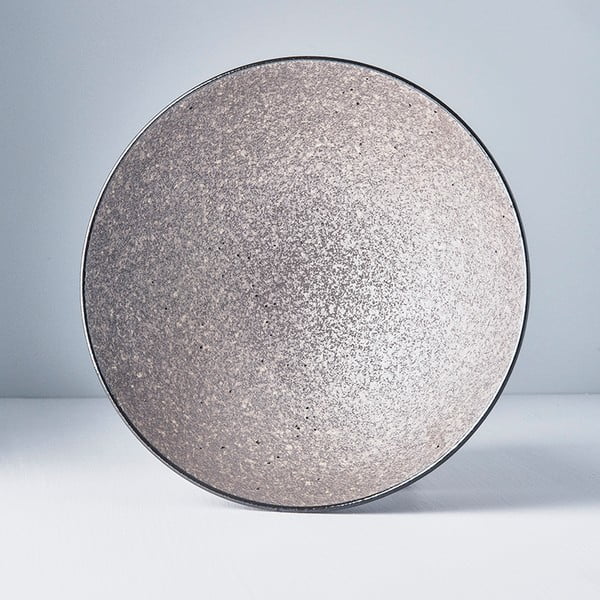 Béžová keramická vysoká miska na polievku Mij Earth, ø 24 cm-image-1