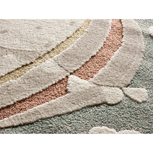 Zeleno-béžový detský koberec 120x170 cm Clown – Universal-image-2