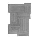 Sivý ručne tkaný vlnený koberec 160x230 cm Zen Rectangles – Flair Rugs