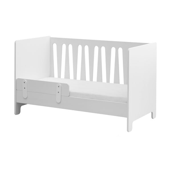 Biela variabilná detská postieľka Pinio Moon, 70 × 140 cm-image-3