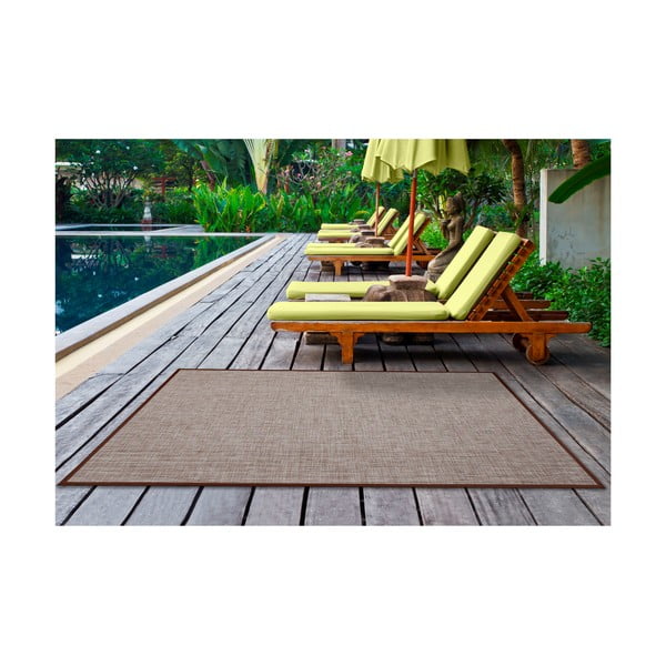 Hnedý vonkajší koberec Universal Simply, 150 x 100 cm-image-2