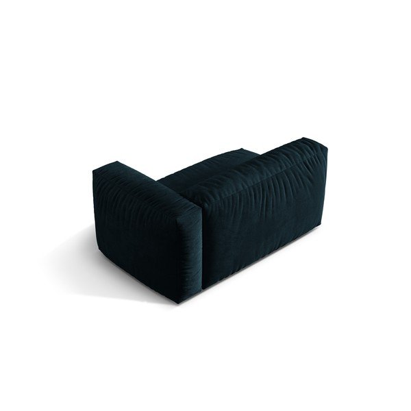 Tmavomodrý zamatový modul pohovky (pravý roh) Martina – Micadoni -image-2