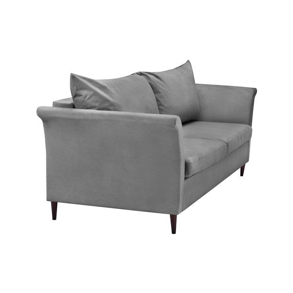 Svetlosivá rozkladacia pohovka s úložným priestorom Mazzini Sofas Pivoine-image-3