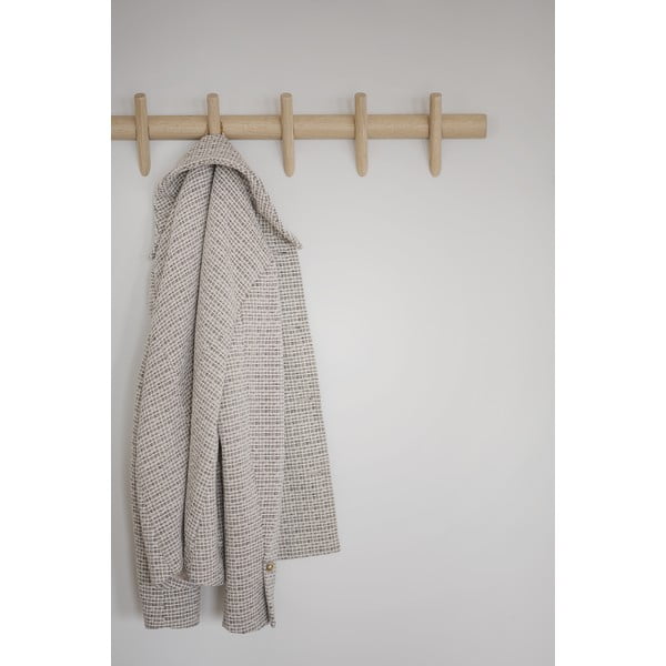 Nástenný vešiak z dubového dreva v prírodnej farbe Hillmond – Rowico-image-4