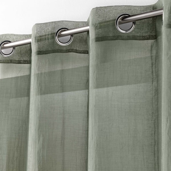Kaki záclona 140x280 cm Telma – douceur d'intérieur-image-1