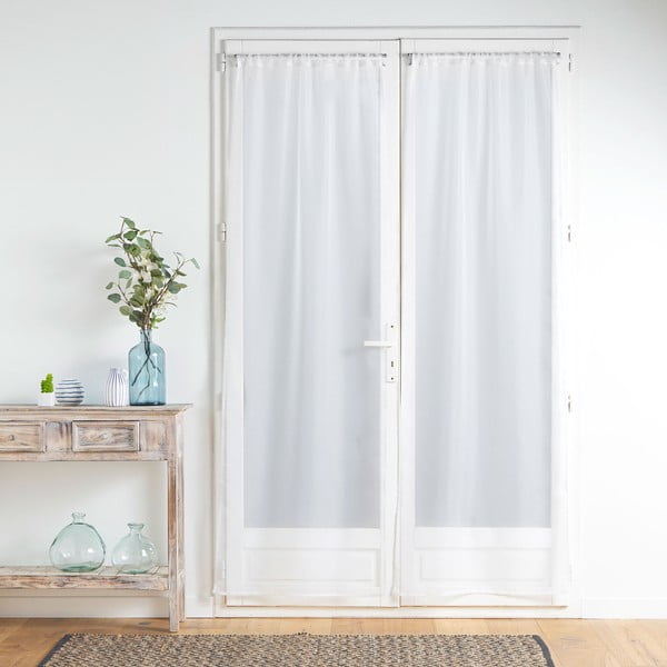 Biele záclony v súprave 2 ks z mikrosaténu 70x200 cm Voiline – douceur d'intérieur-image-2