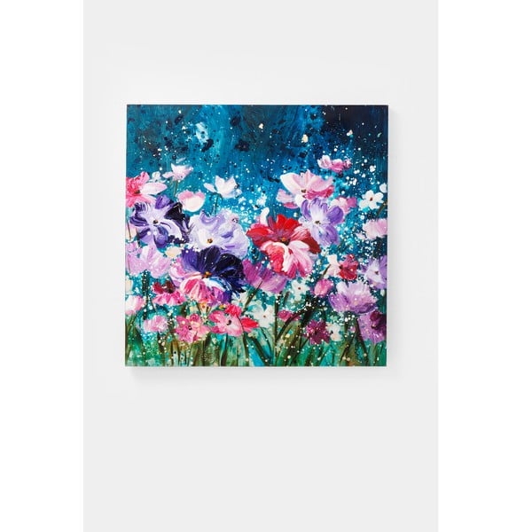 Obraz Kare Design Flower Garden, 100 × 100 cm