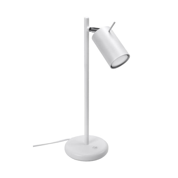 Biela stolová lampa (výška 43 cm) Etna – Nice Lamps