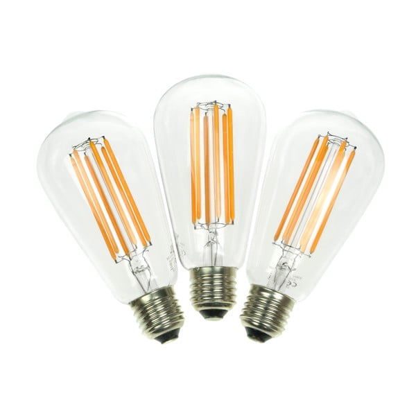 Sada 3 LED žiaroviek Bulb Attack MARINE Linear, E27 6,5 W