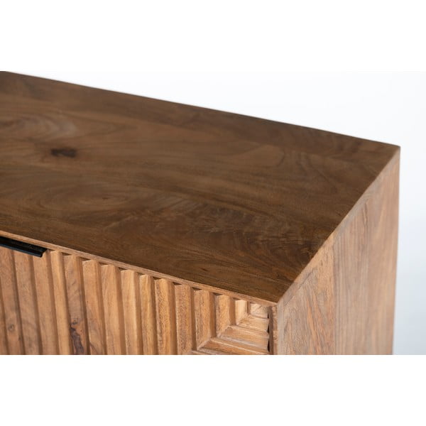 TV stolík z mangového dreva v prírodnej farbe 160x58x40 cm Nereida – MOME-image-1