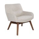 Pieskovohnedé kreslo z orechového dreva House Nordic London