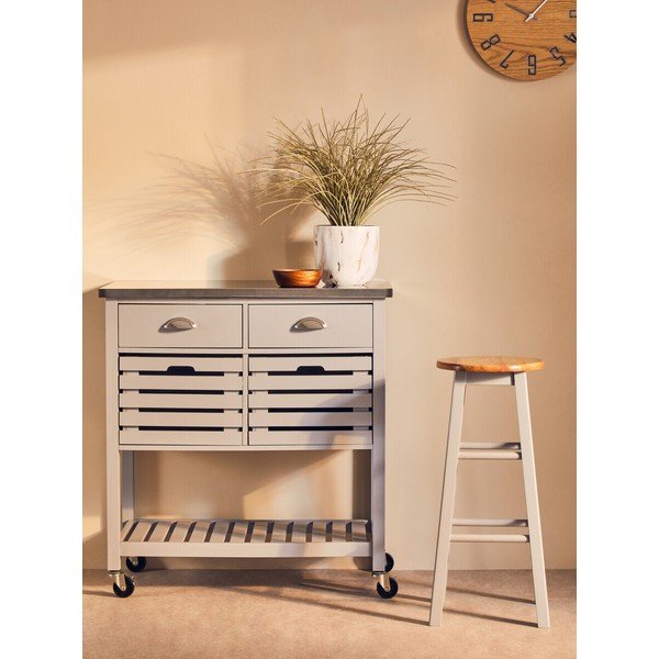 Servírovací stolík na kolieskach 46x86 cm Frankfurt – Premier Housewares-image-2