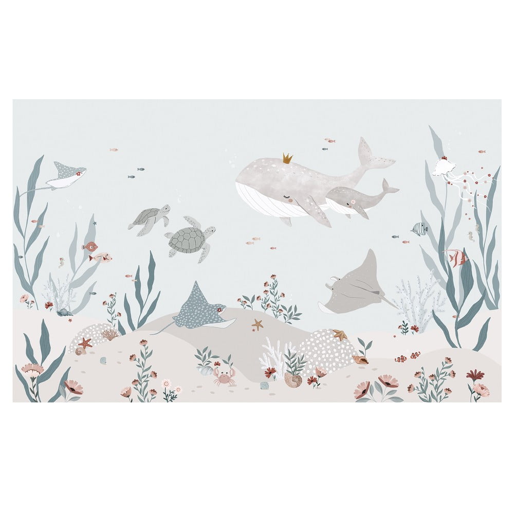 E-shop Detská tapeta 400 cm x 248 cm Dreamy Seabed – Lilipinso