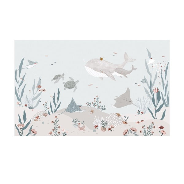 Detská tapeta 400 cm x 248 cm Dreamy Seabed – Lilipinso