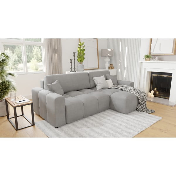 Svetlosivá rohová pohovka (variabilná) Luki – Ropez-image-3