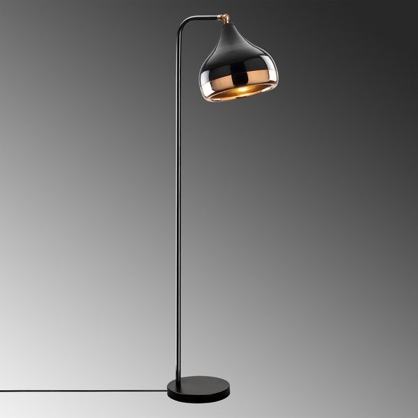 Stojacia lampa v čierno-medenej farbe Opviq lights Yildo-image-1