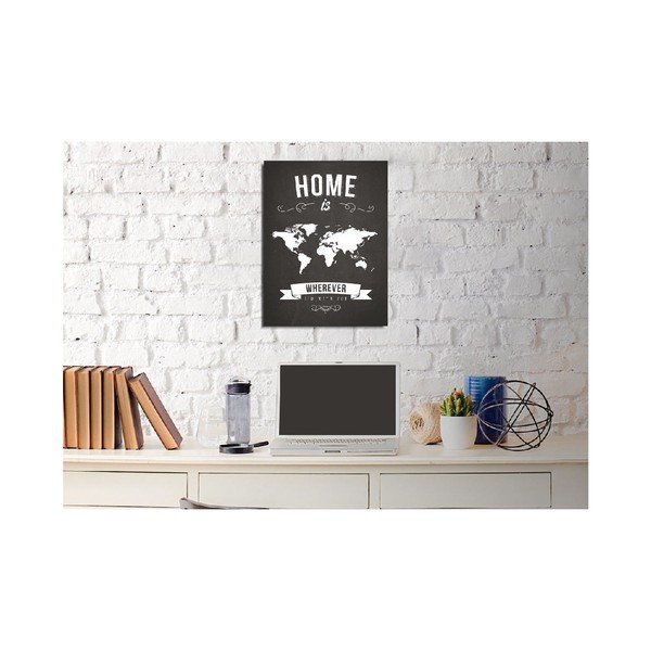 Nástenný obraz na plátne Home, 30 × 40 cm-image-2