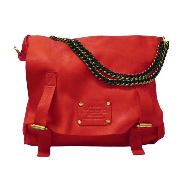 Červená kožená kabelka Sleazy Jane
