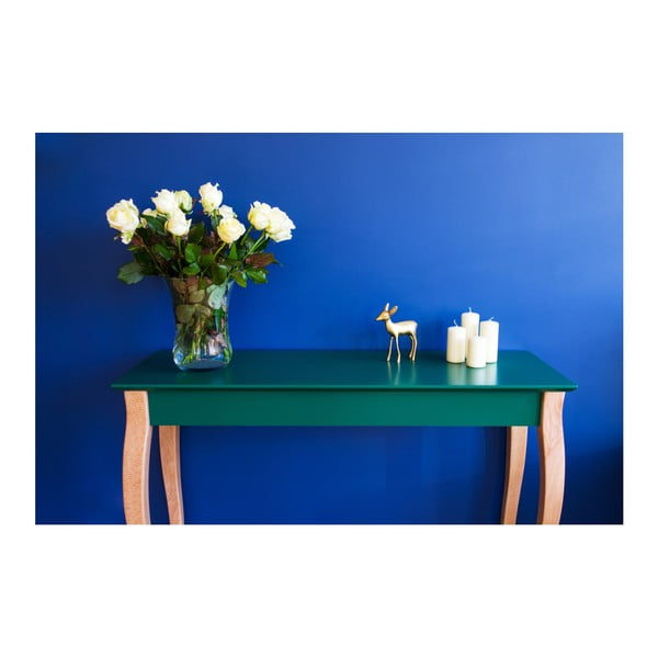 Grafitovosivý odkladací stolík Ragaba Console, dĺžka 85 cm-image-3